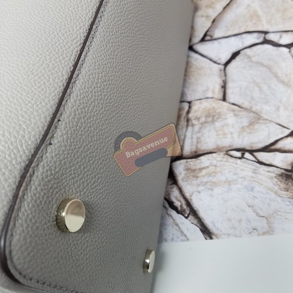 True Taupe Margaux Large Satchel Kate Spade - Picture 7 of 12
